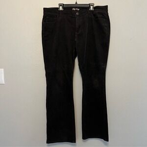 Old Navy Women's Cho Brown Corduroy Bootcut Pants Size 14 Western Retro